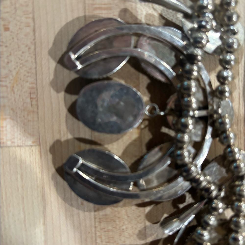 Native American Squash Blossom necklace - Picture 6 of 8